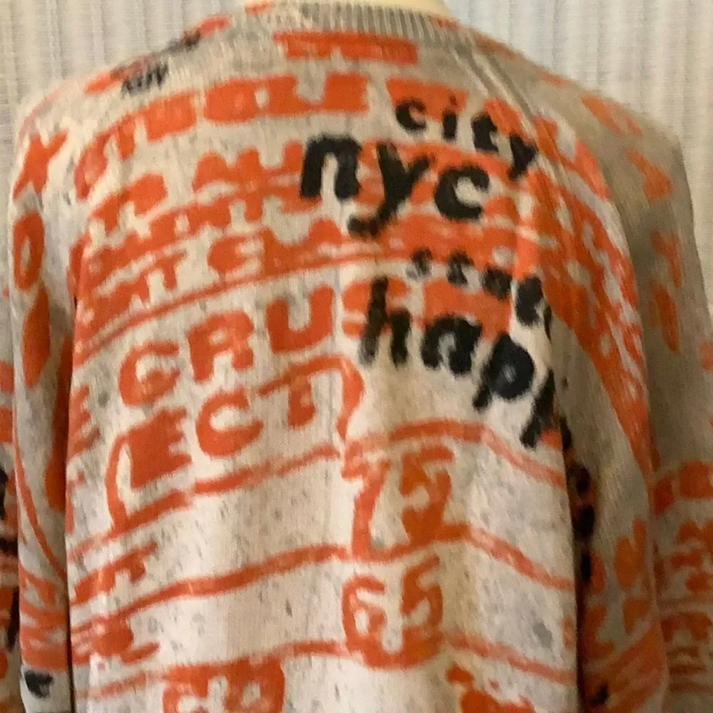 Express nyc state grapic sweater large